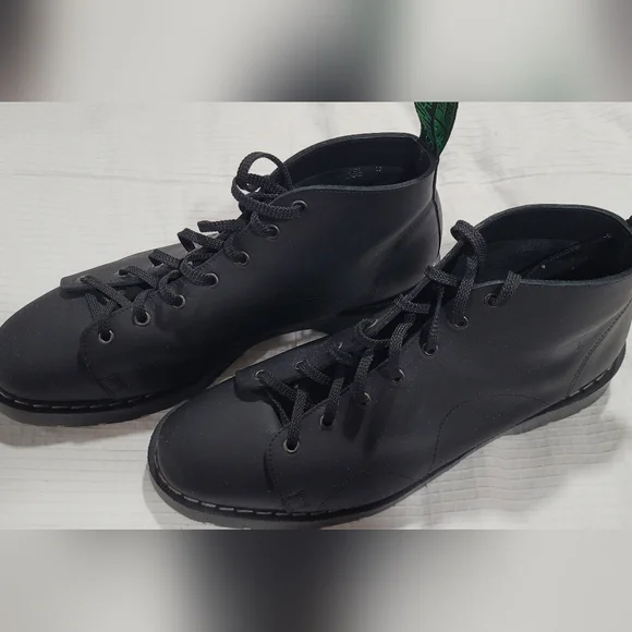 Solovair Shoes Solovair Black Greasy Eye Astronaut Boot